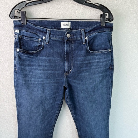 Citizens of Humanity Sloane Skinny Jeans Baltic Raw Hem Denim Casual Women’s 32 - Picture 4 of 12